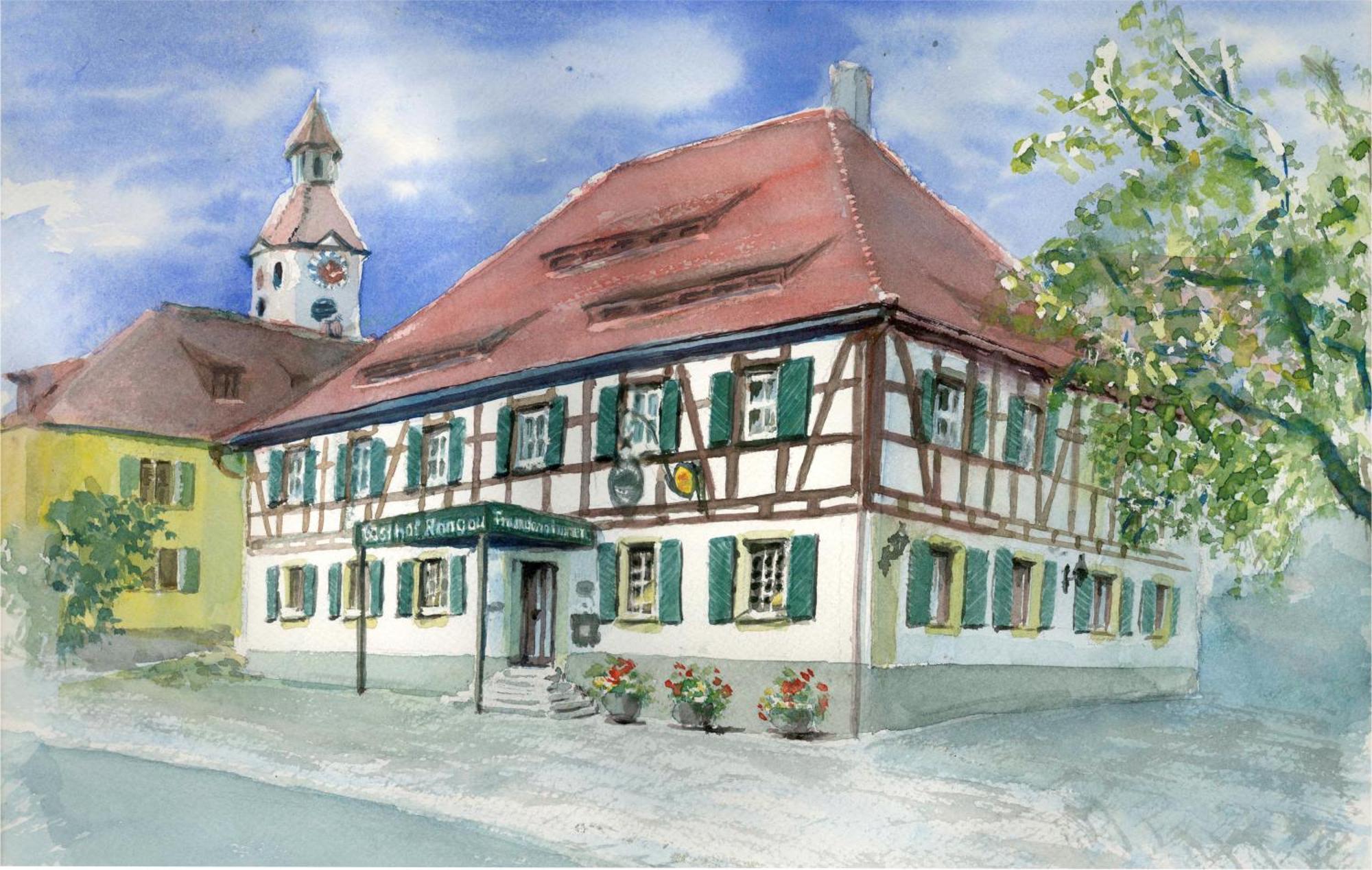 Landhotel Rangau Gasthof & Brennerei Markt Erlbach Extérieur photo